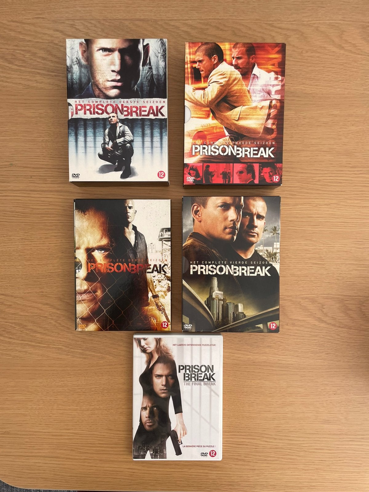 Prison Break DVD boxset seizoen 1 t/m 4 + Final Break, Engels, Nederlands, Ophalen of Verzenden, Zo goed als nieuw