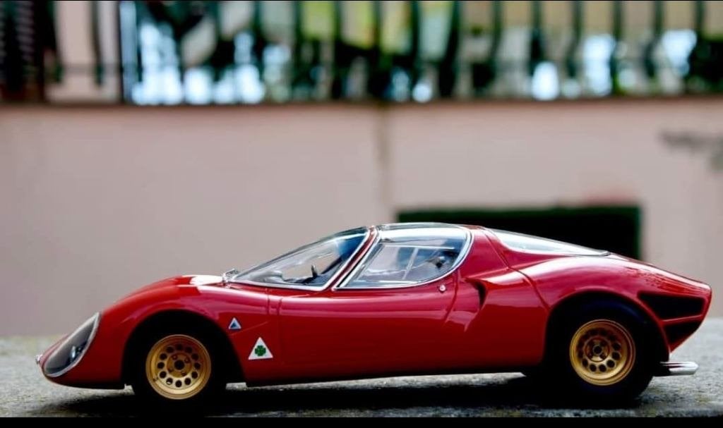 Laudoracing Alfa Romeo 33 Stradale 1967 Museum 1:18 - LM153a, Ophalen of Verzenden, Nieuw, Auto, Overige merken