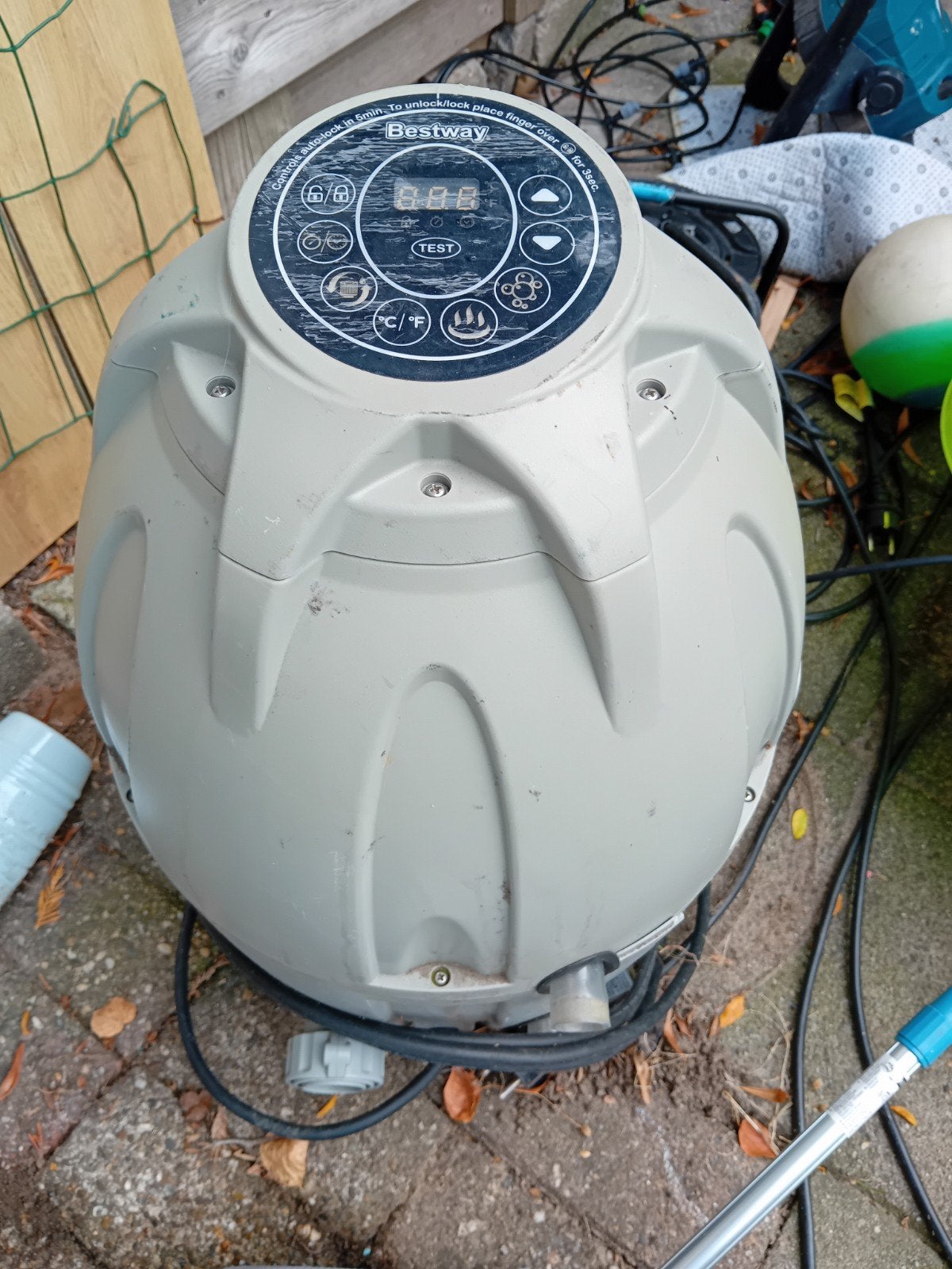 Bestway Lay-Z-Spa pomp/filter/verwarming voor jacuzzi, Ophalen