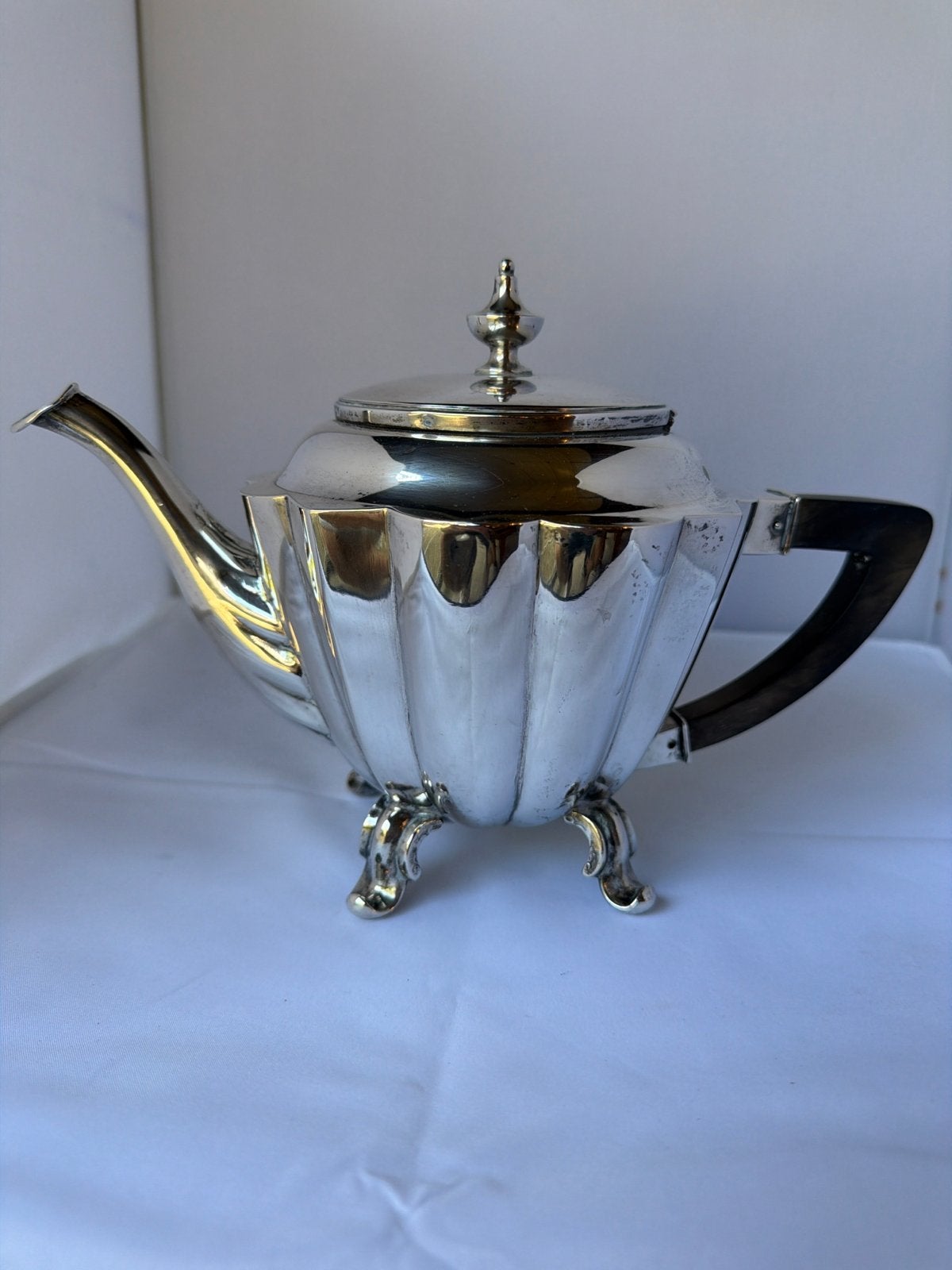 Antieke zilveren theepot 830/1000, 496 gram, Antiek en Kunst, Ophalen, Zilver
