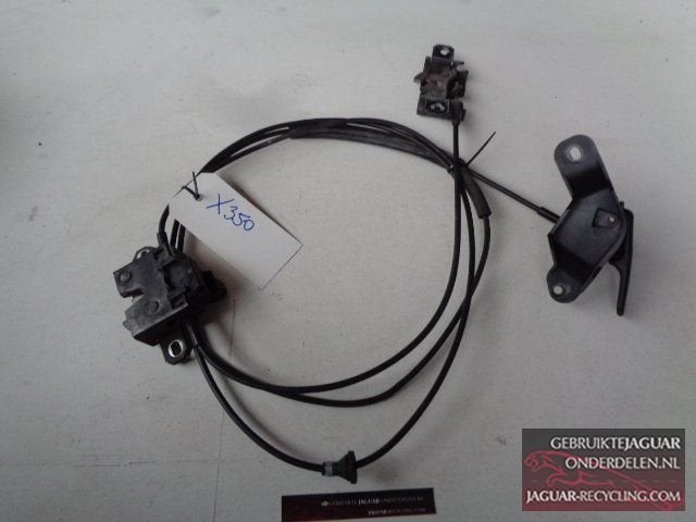 Motorkap hendel + Kabel + slotjes Jaguar X350, Gebruikt, -, Ophalen of Verzenden, Jaguar