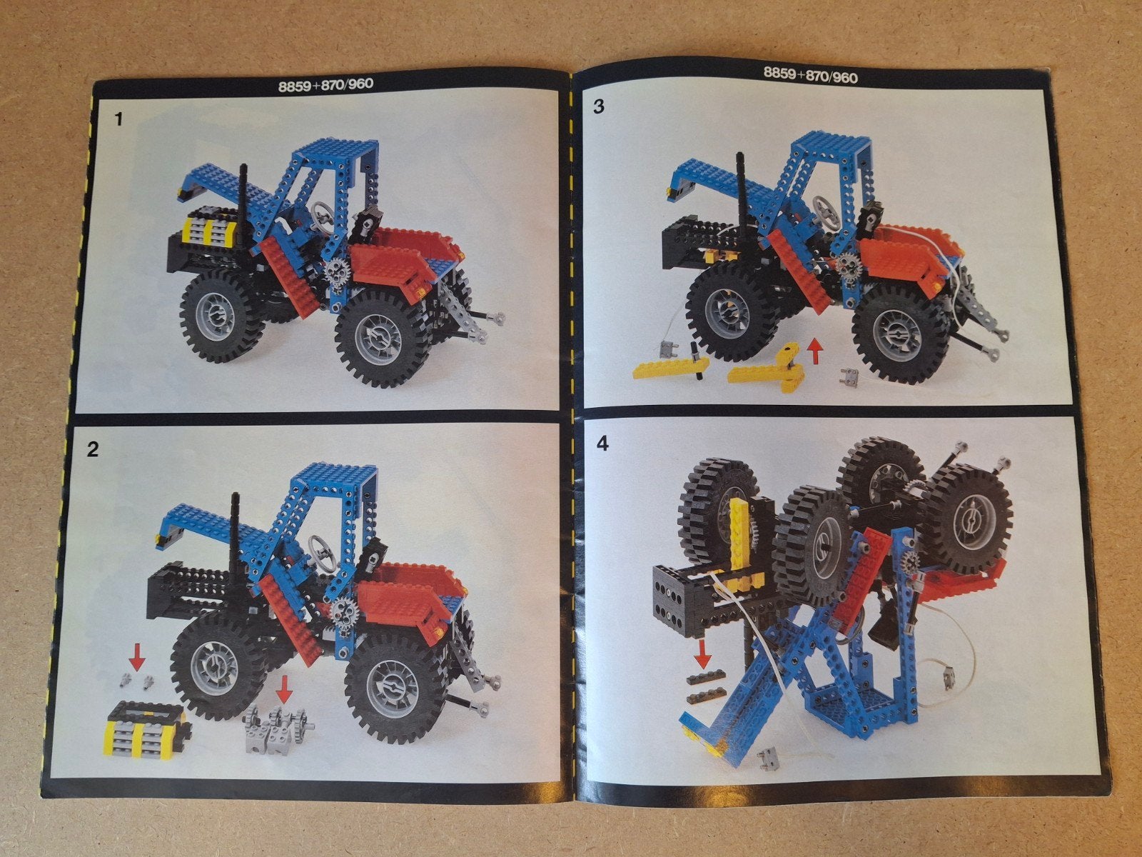 Lego Instructieboekje set 8859. Jaren 80 Technic, Lego, 33 Bath Road, Slough, UK, Lego, Ophalen of Verzenden
