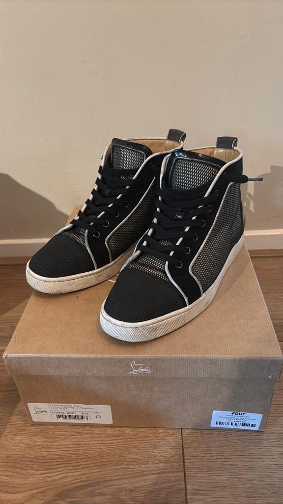 Maat 42 louboutin gedragen, Ophalen of Verzenden, Gedragen, Zwart