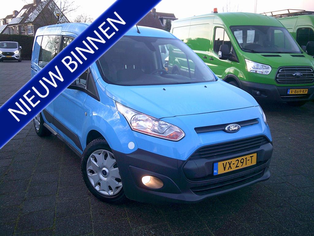 Ford Transit Connect 1.6 TDCI L1 Trend VOORZIEN VAN AIRCO +T, Auto's, Euro 5, Stof, Gebruikt, Zwart
