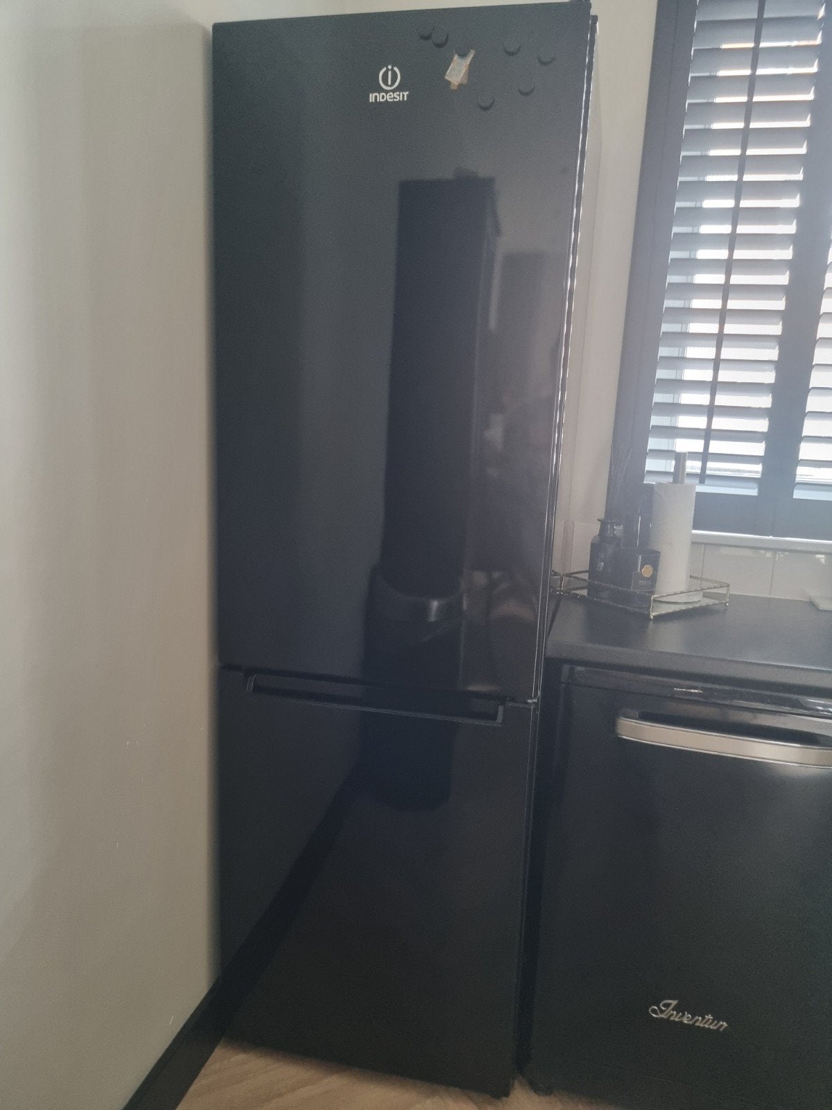 Indesit Koelkast, Etna Inductie Fornuis, Inventum Vaatwasser, Gebruikt, 200 liter of meer, 60 cm of meer, Met aparte vriezer