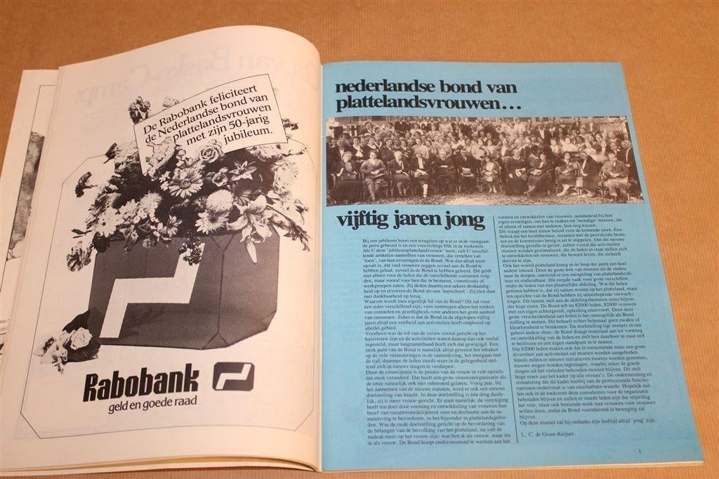 Bond van Plattelandsvrouwen — Jubileumuitgave 50 Jaar [1980], Ophalen of Verzenden, Gelezen