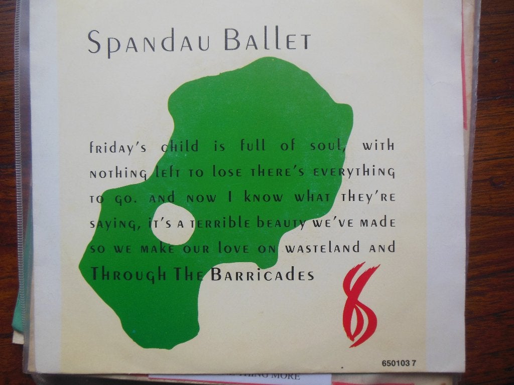 single spandau ballet 45rpm vinyl record 7inch jukebox pop, Gebruikt, 7 inch, Ophalen of Verzenden, Pop