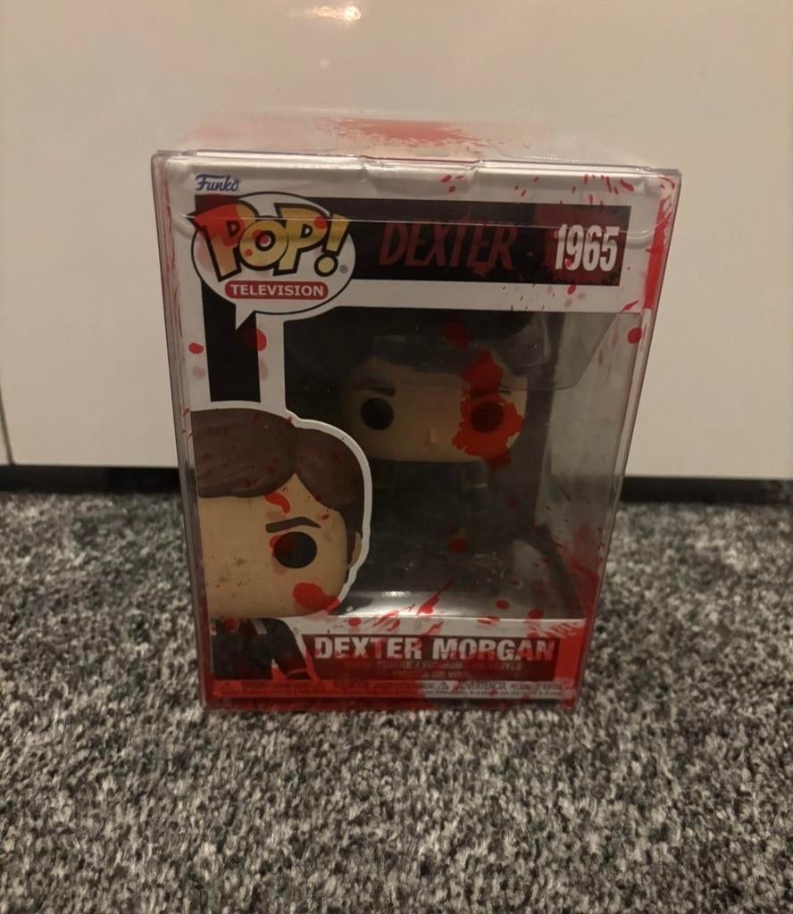 Funko Pop! Dexter Morgan 1965 met bloedspatten, Ophalen of Verzenden, Zo goed als nieuw