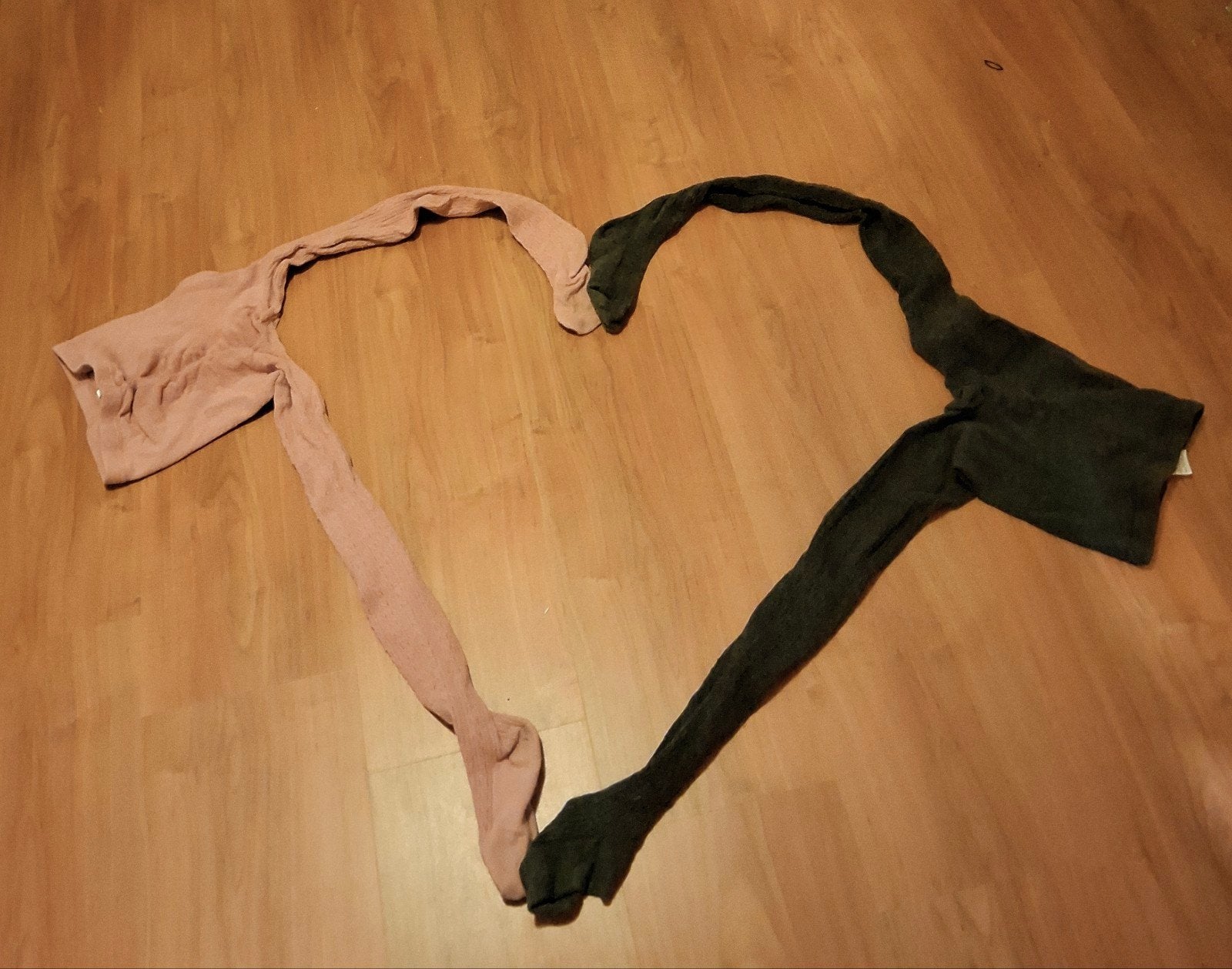 Roze en zwarte panty met print - HEMA, Overige maten, Ophalen of Verzenden, Zo goed als nieuw, HEMA