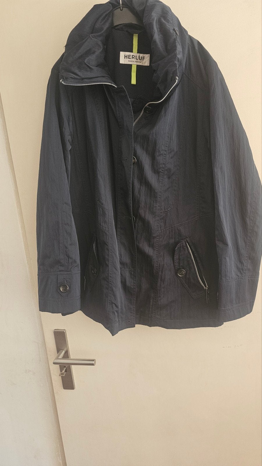 Stijlvolle Herluf jas - Maat 38 nieuw, Maat 38/40 (M), Herluf, Blauw, Nieuw