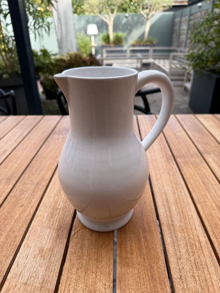 Vaas / Schenkkan wit brede hals 24 cm - Oud Delft w 146, Ophalen of Verzenden