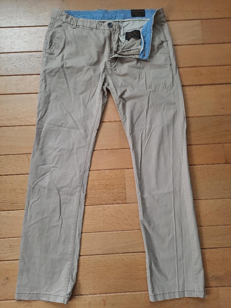 MILLS BROTHERS chino broek zand maat XXL, Kleding | Heren, Beige, Overige maten, Ophalen of Verzenden, Zo goed als nieuw