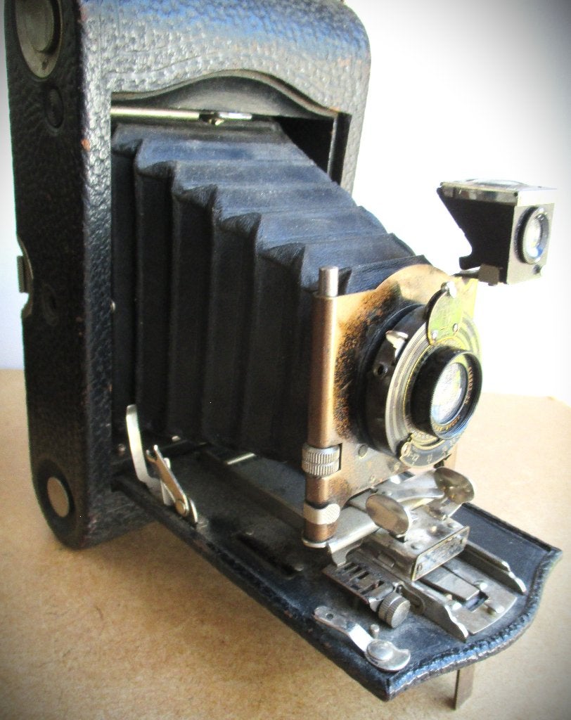 Kodak Balg Camera ca 1910~Antieke opvouwbaar Fototoestel, Ophalen of Verzenden, Gebruikt, Compact, Kodak