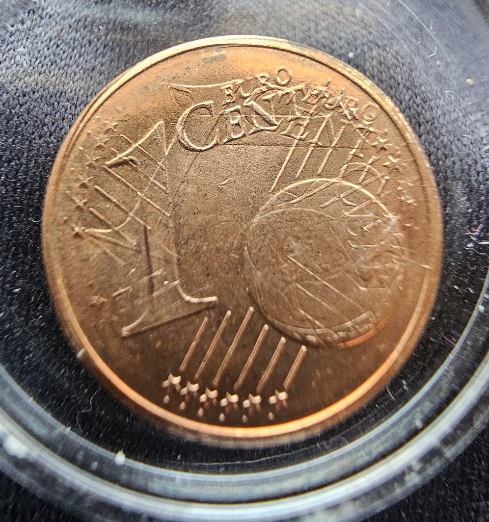 Misslag Nederland 1 Eurocent 1999, Ophalen of Verzenden, Koningin Beatrix, 1 cent, Losse munt
