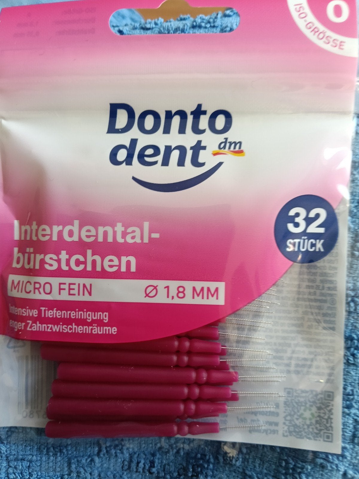 Dontodent Interdentale Borsteltjes ISO-Grootte 0 (1.8mm), Ophalen of Verzenden