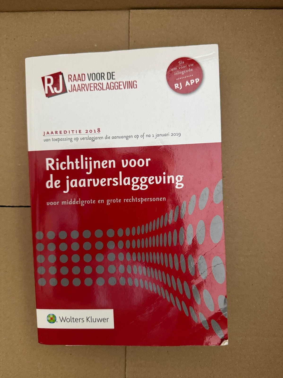 RJ Richtlijnen Jaarverslaggeving 2018 - Wolters Kluwer, Ophalen of Verzenden, Gamma, Gelezen, HBO