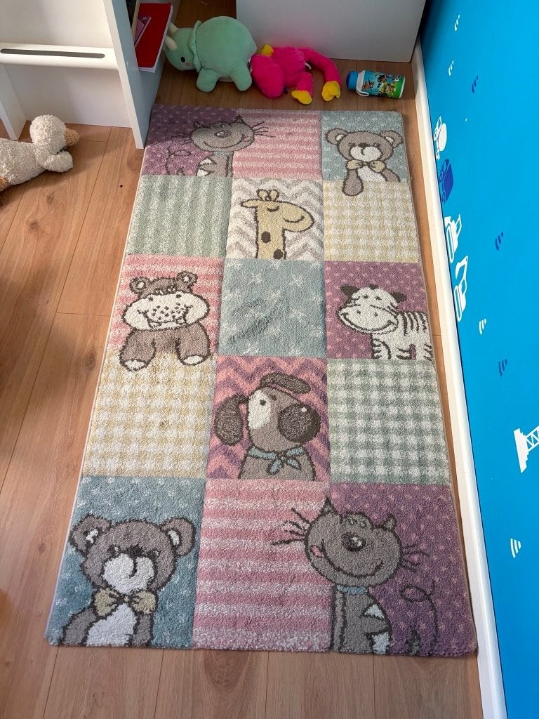 Vloerkleed meisjes, Huis en Inrichting, Stoffering | Tapijten en Kleden, Ophalen, 100 tot 150 cm, Paars, 50 tot 100 cm