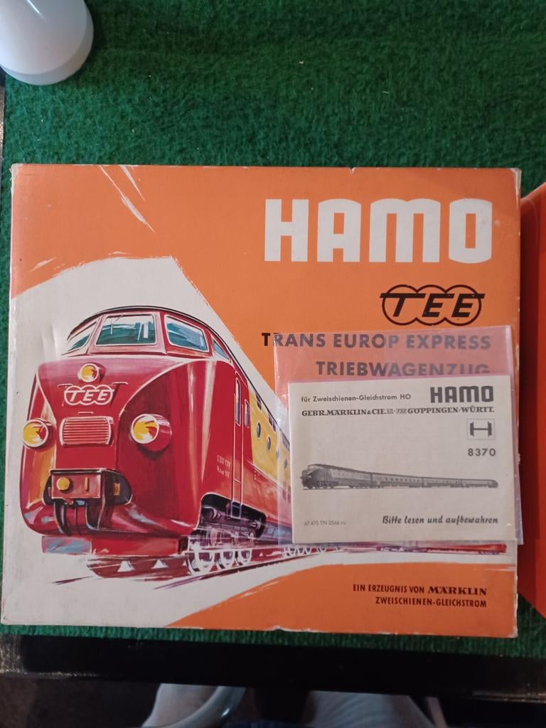 Marklin Hamo TEE Trans Europ Express 2-rail gelijkstroom, Treinset, Gelijkstroom, Ophalen of Verzenden, Zo goed als nieuw