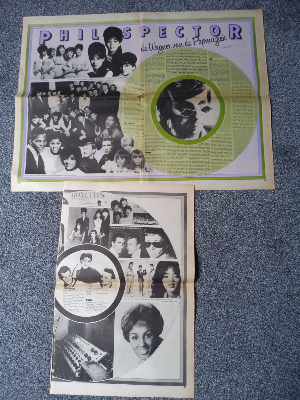 Phil Spector:  Producer   A3  FORMAAT, Ophalen of Verzenden, Zo goed als nieuw, Boek, Tijdschrift of Artikel