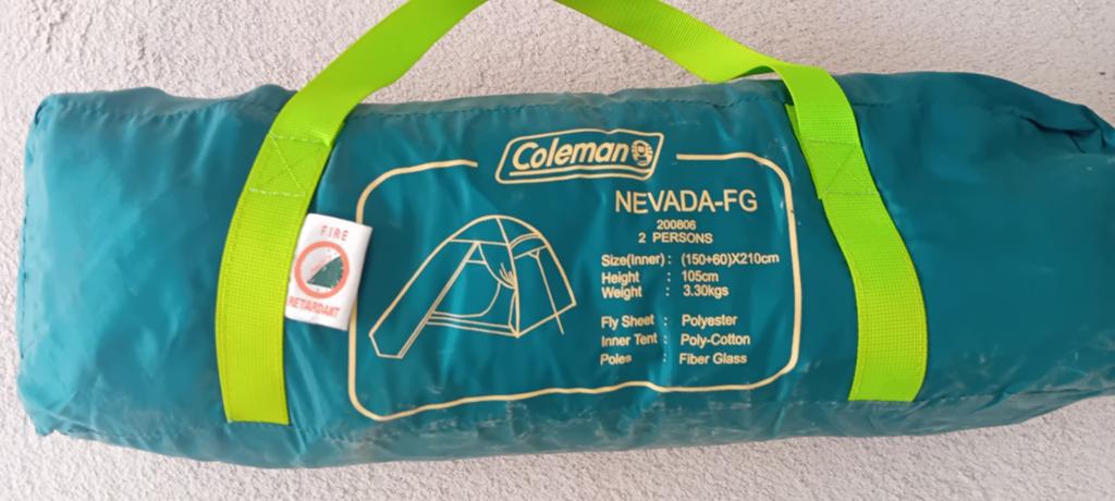 Coleman nevada 2 persoons tent, Ophalen