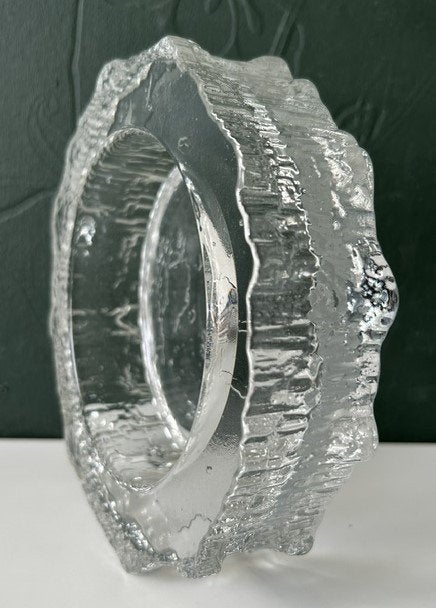 Iittala Aslak schaaltje glas 16 cm Tapio Wirkkala 1970's, Ophalen of Verzenden