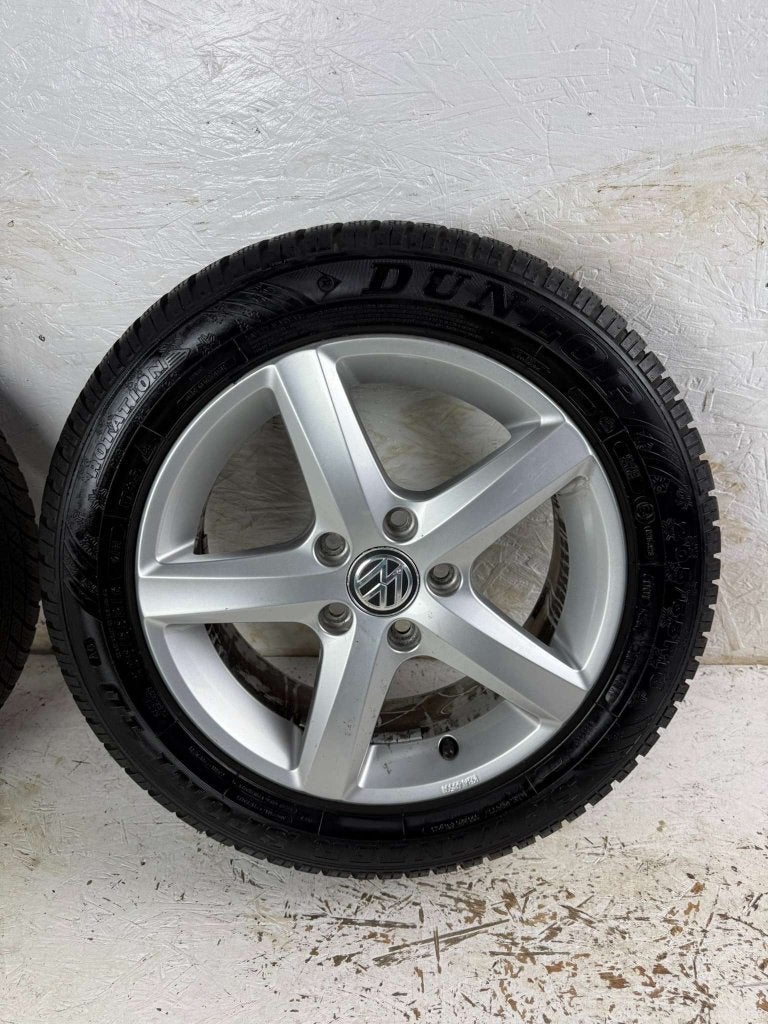 Originele Volkswagen Golf Caddy velg 16" 5x112 Aspen winter, Niet ingevuld, Gebruikt, 16 inch, Banden en Velgen