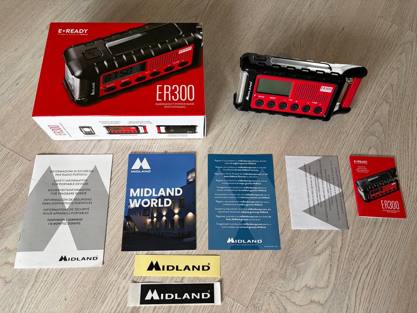 Noodradio Midland ER300, Ophalen of Verzenden, Nieuw