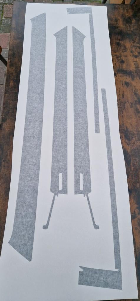 Achterklep Folie set in mat zwart voor VW Scirocco II 53B, Auto-onderdelen, Ophalen of Verzenden, Nieuw, Volkswagen