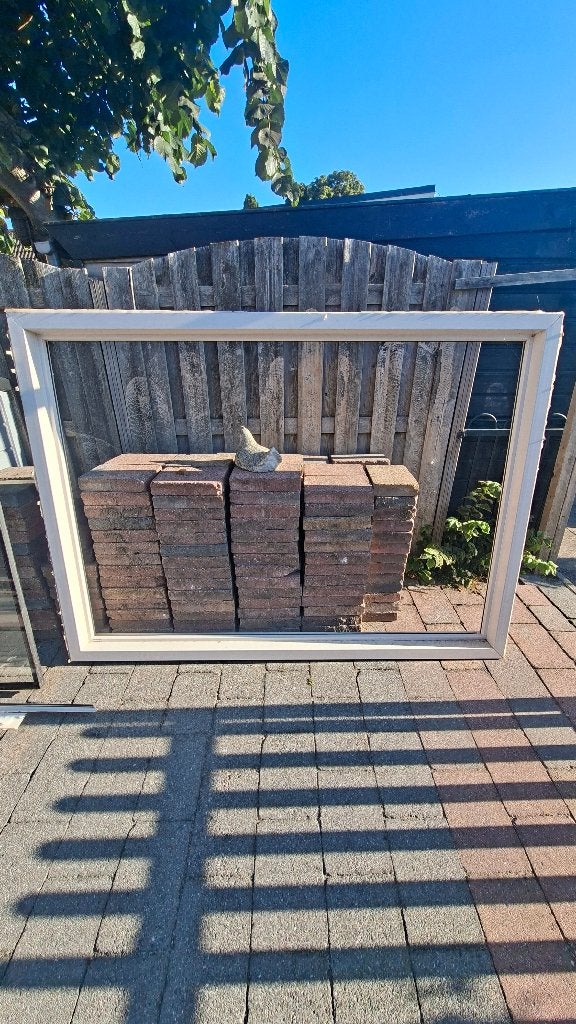 Weru kozijn, Doe-het-zelf en Verbouw, Kozijnen en Schuifpuien, Kunststof, Gebruikt, Raamkozijn, 150 tot 225 cm