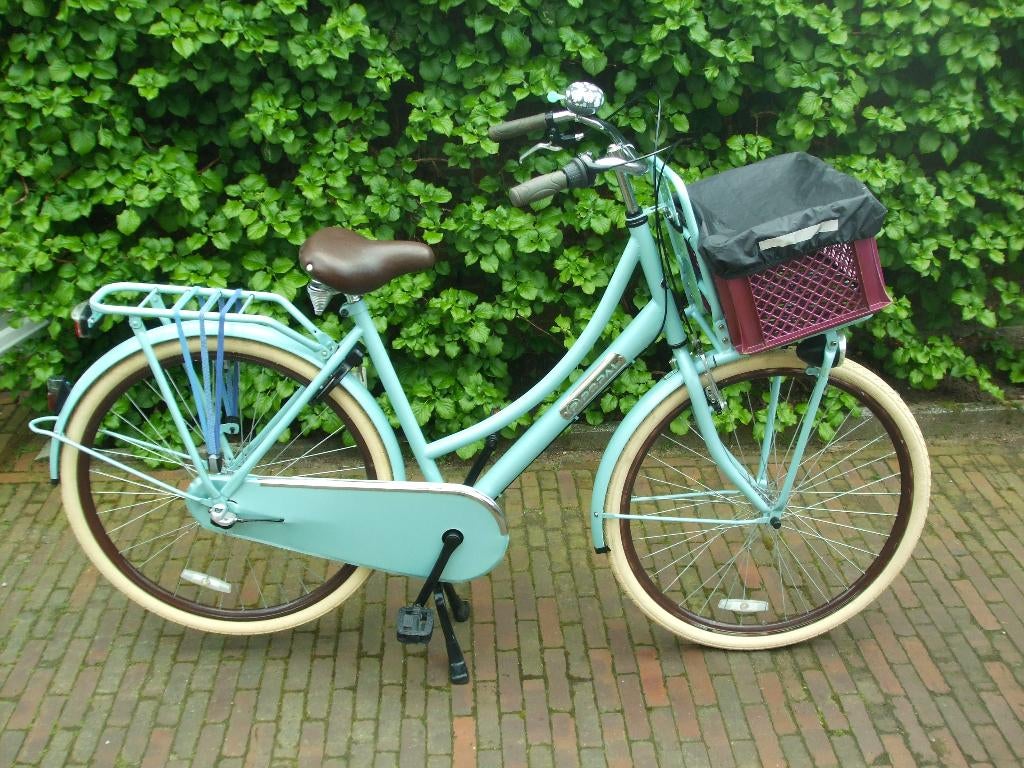 POPAL DAMESFIETS  ZO GOED ALS NIEUW, Terugtraprem, 53 tot 56 cm, Versnellingen, Zo goed als nieuw