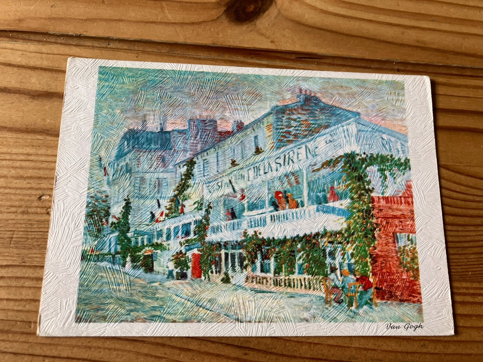 Ansichtkaart Vincent van Gogh, restaurant de la sirene, Ophalen of Verzenden