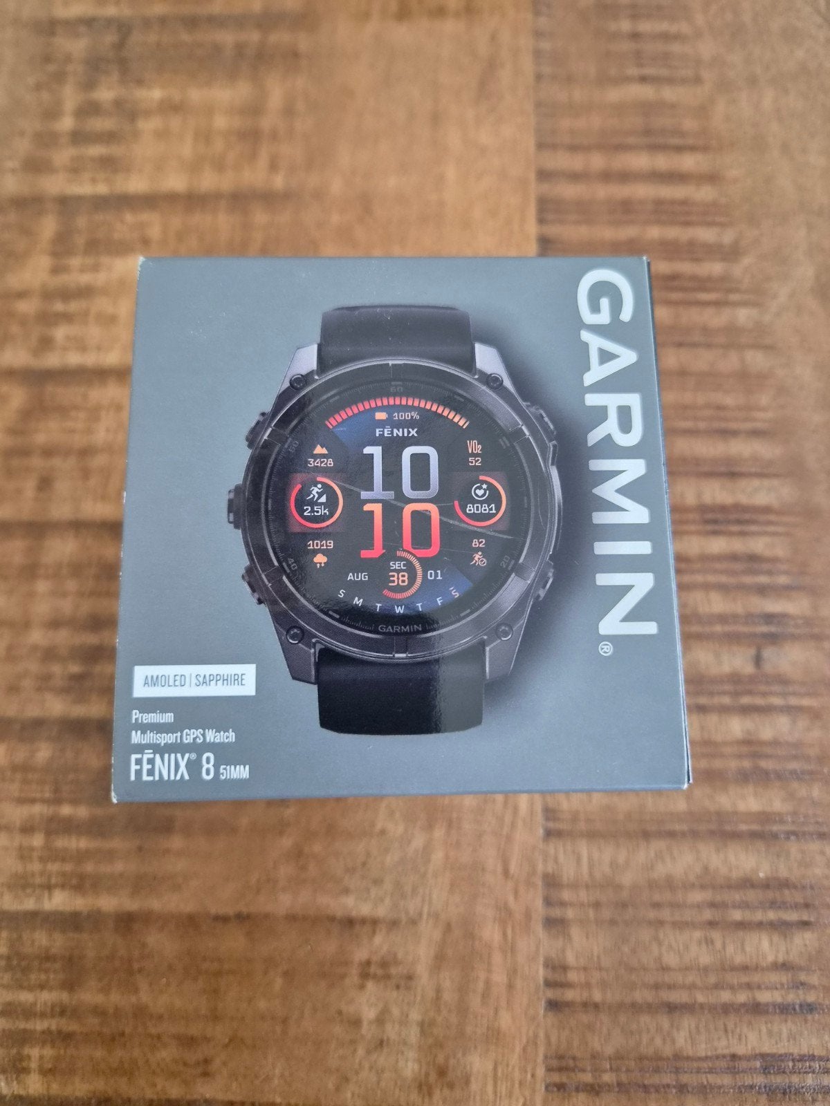Garmin Fenix 8 51mm AMOLED Sapphire | Incl. Factuur & Garant, Sieraden, Tassen en Uiterlijk, Zwart, Garmin, Ophalen of Verzenden