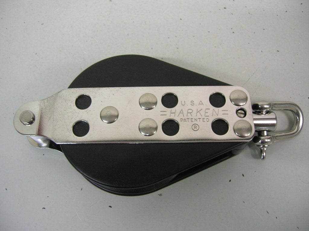 Harken Enkelschijfs, Blok, Katrol, Hondsvot, 12 mm, 3'', Ophalen of Verzenden, Nieuw, Lijn of Blok