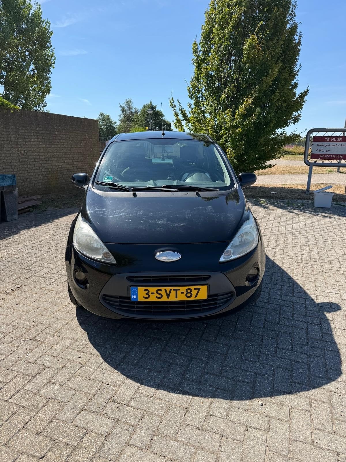 Ford Ka 1.2 51KW 2009 Zwart, Voorwielaandrijving, 1242 cc, 4 cilinders, 4 stoelen