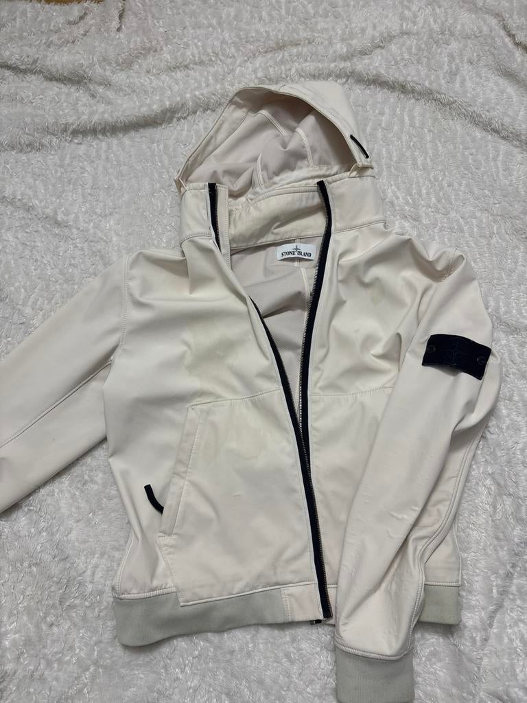 Orginele , stone island jas (L), Ophalen, Zo goed als nieuw, Zwart