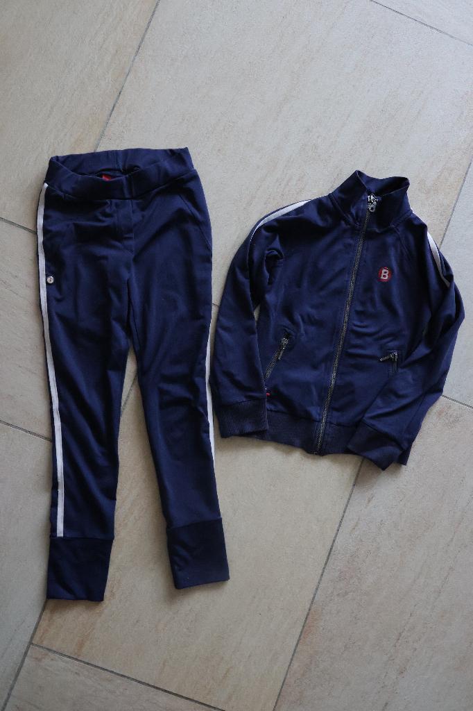 Br@nd trainingspak fitted pants 122 128 donkerblauw, Kinderen en Baby's, Kinderkleding | Maat 128, Br@nd, Meisje, Sport- of Zwemkleding