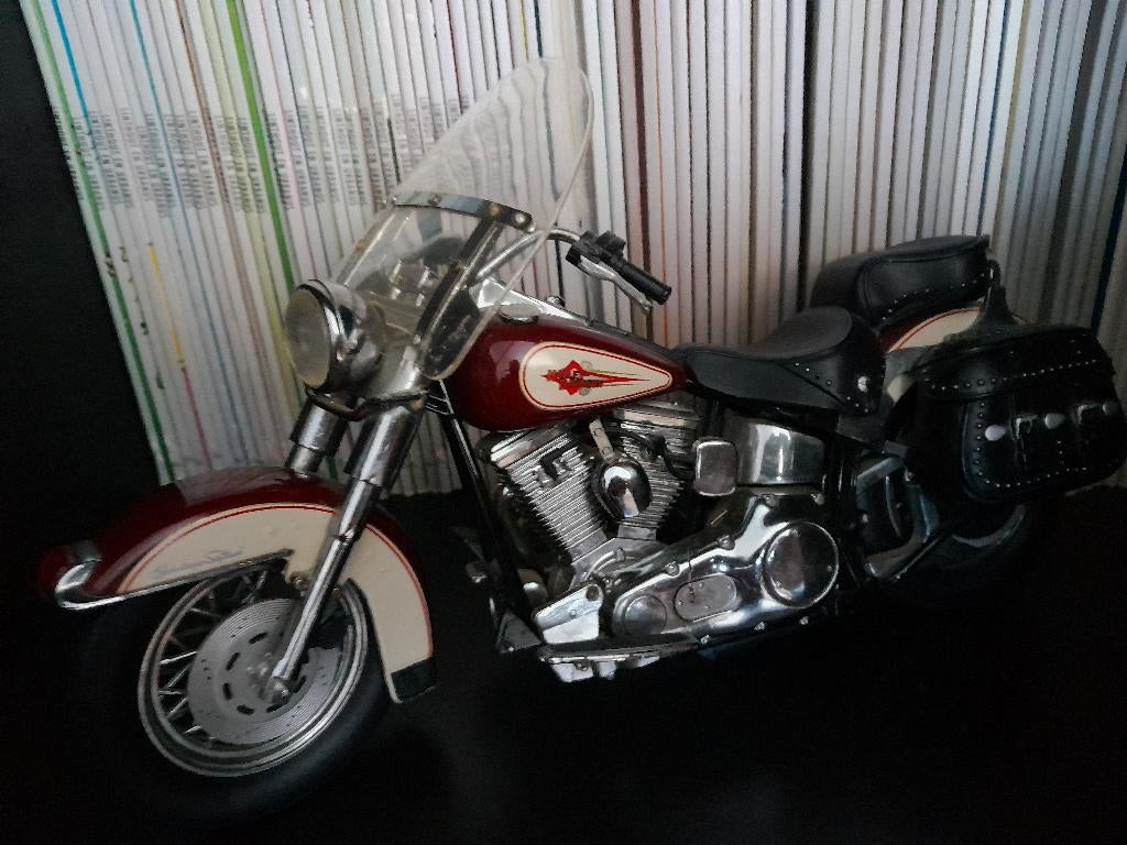 franklin mint harley davidson, Ophalen of Verzenden, Gebruikt, 1:9 t/m 1:12, Motor