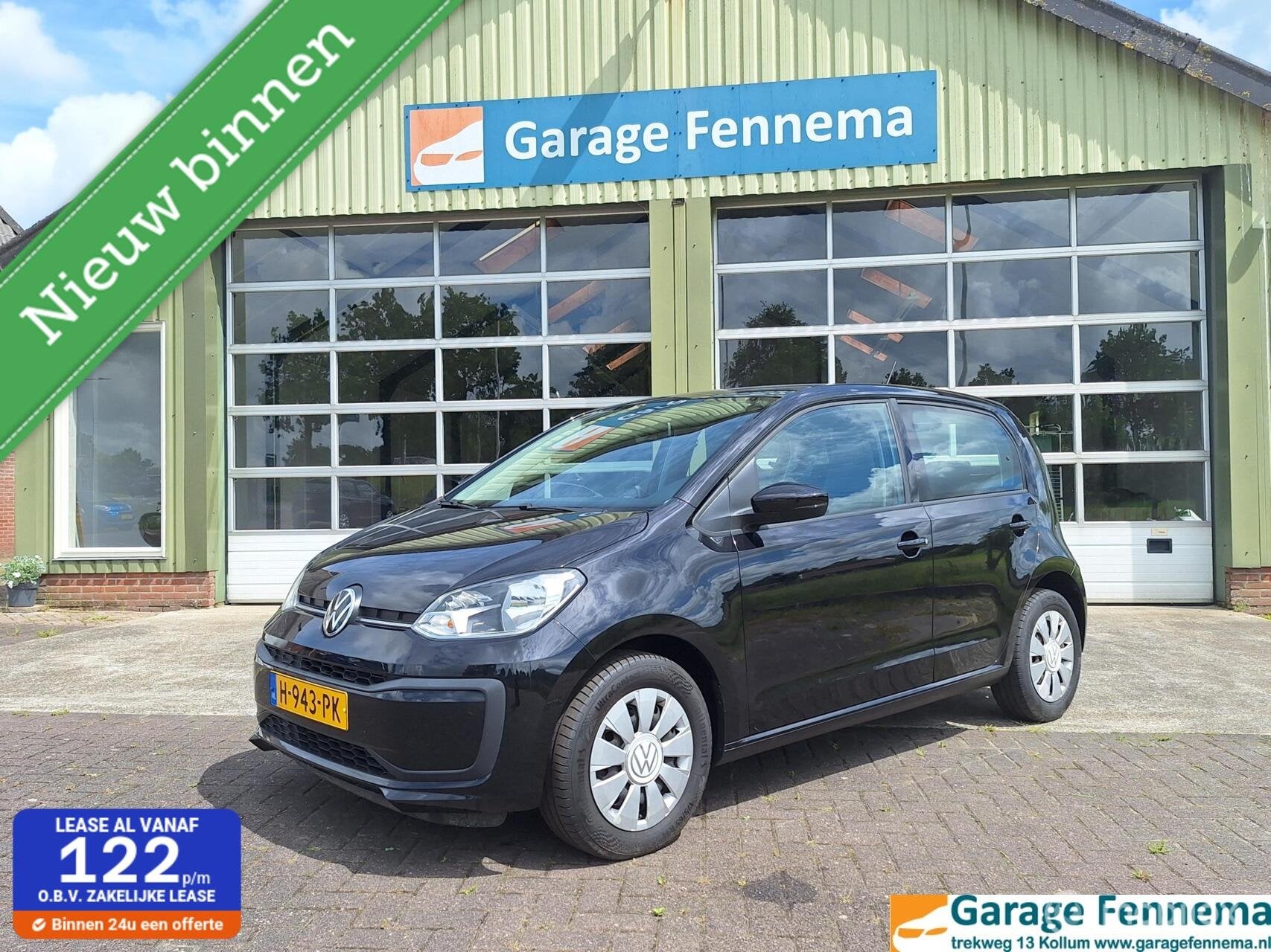 Volkswagen Up! 1.0 BMT,Aico,PDC,, Auto's, Voorwielaandrijving, Stof, Gebruikt, Zwart