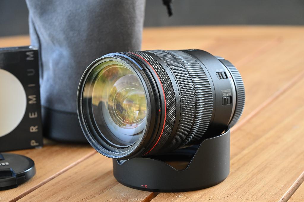 Canon RF 24-105mm F/4L IS USM, Ophalen of Verzenden, Gebruikt, Standaardlens