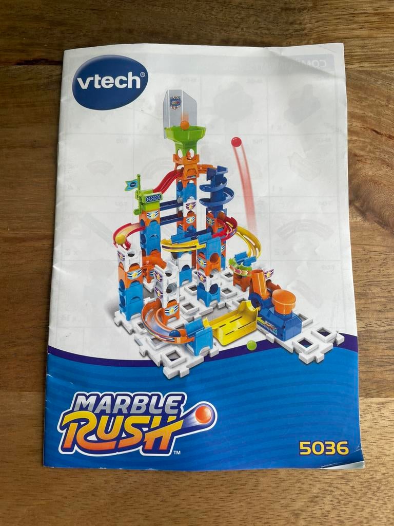 VTech Marble Rush knikkerbaan 5036 compleet met handleiding, Kinderen en Baby's, Speelgoed | Vtech, Zo goed als nieuw, Ophalen