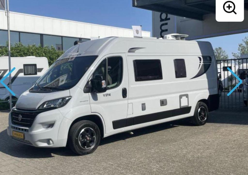 Camper Fiat ChaussonTwist 596 dwarsbd 130PK Zonnepan. Euro 6, Standaard zit, Ringverwarming, Fiat, Chausson