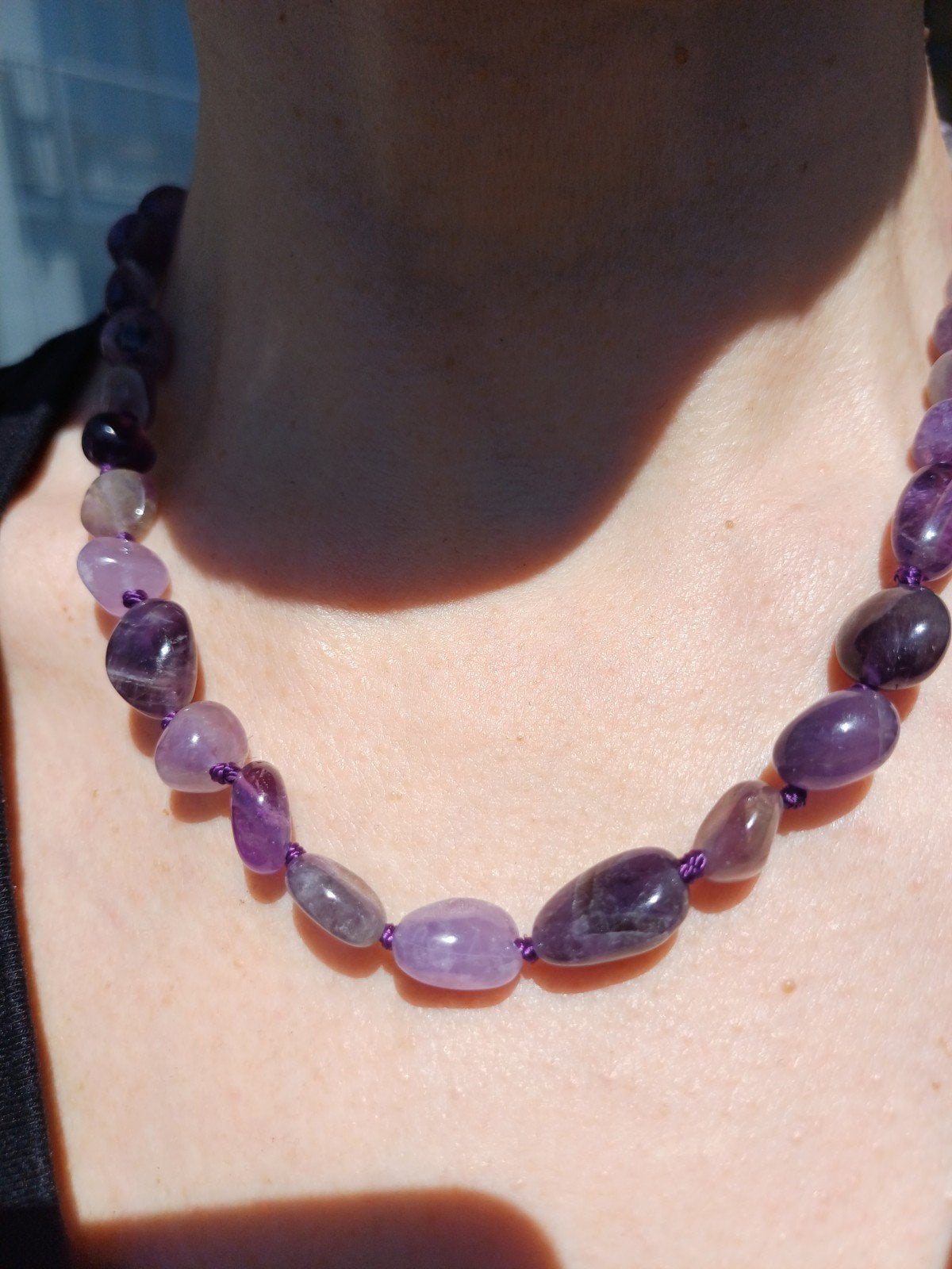 Vanoli collier / ketting van amethist, Daiva1973@hotmail.com, Vanoli, Amsterdam, Paars