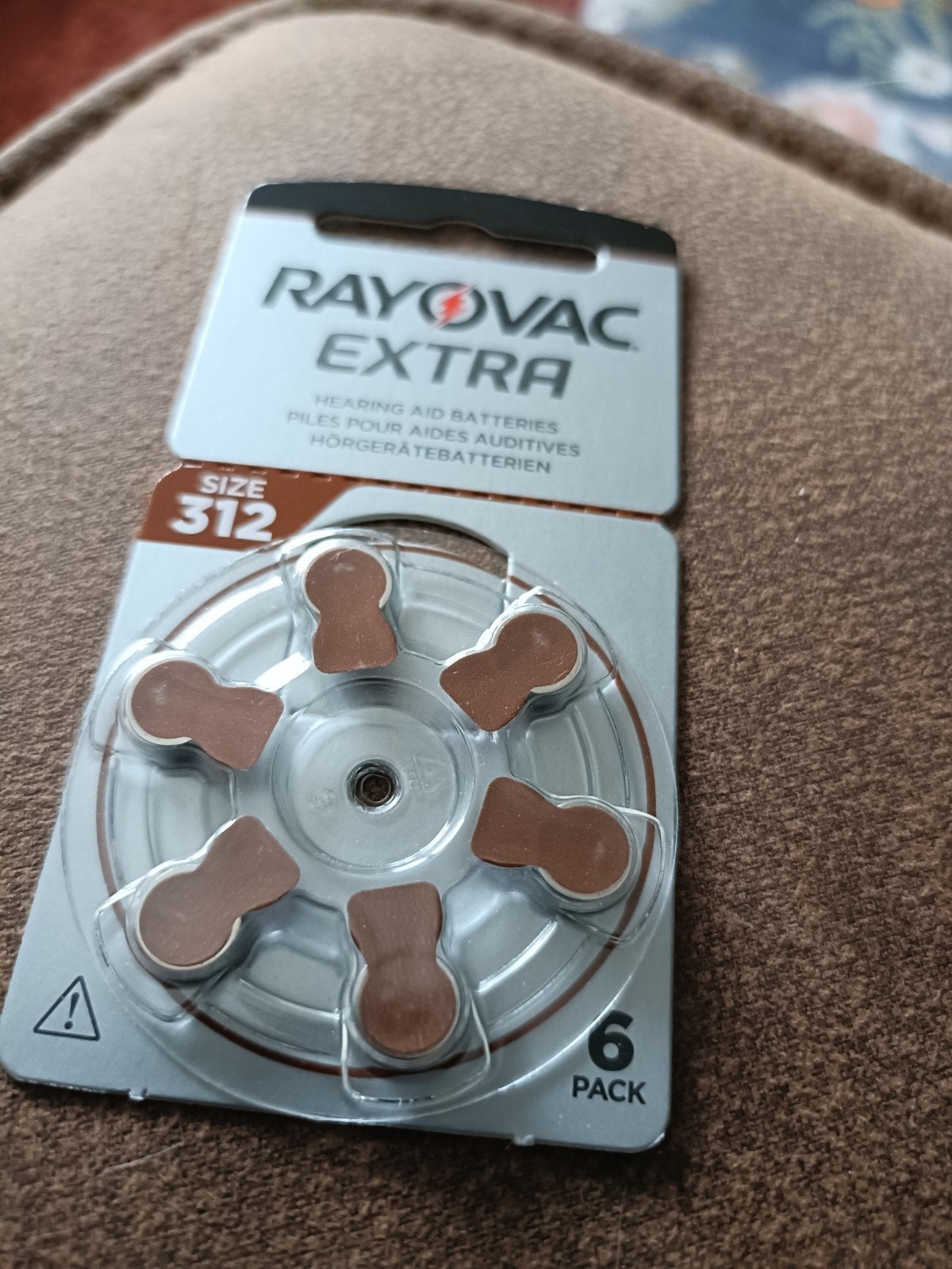 Rayovac Extra gehoorapparaat batterijen, maat 312 (6 stuks), Ophalen of Verzenden, Nieuw