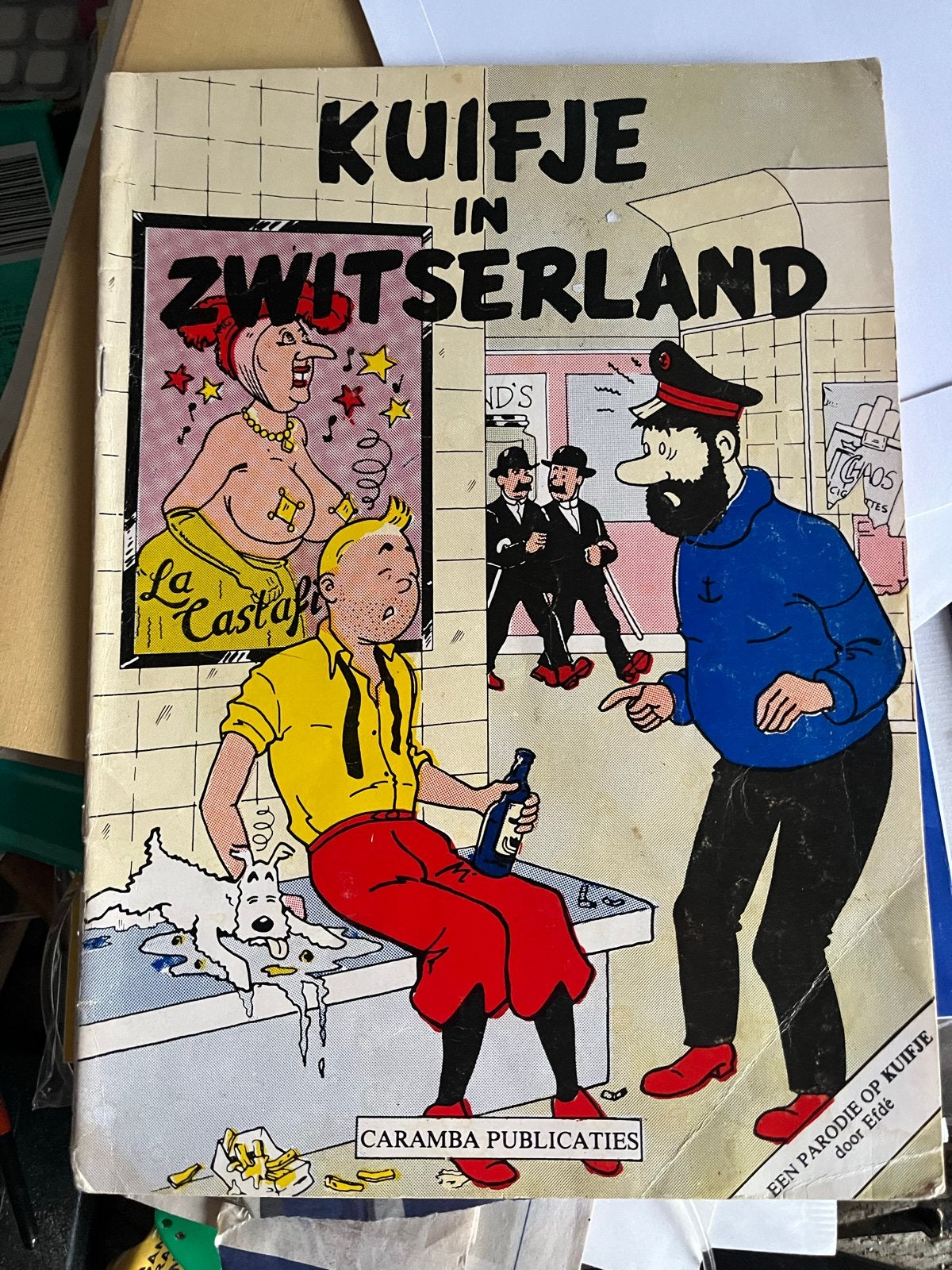 Kuifje stripboeken: In Zwitserland, Sovjets, Molensloot, Dro, Meerdere stripboeken, Ophalen of Verzenden, Gelezen