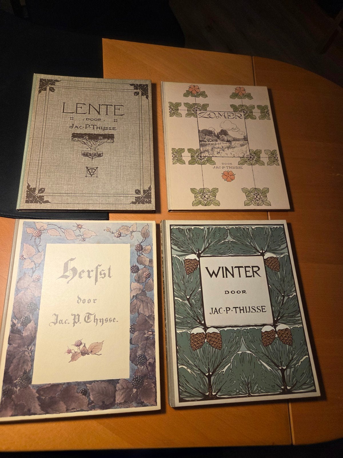 Jac. P. Thijsse - De 4 Jaargetijden(Lente, Zomer, Herfst,win, Ophalen of Verzenden, Zo goed als nieuw, Jac. P. Thijsse