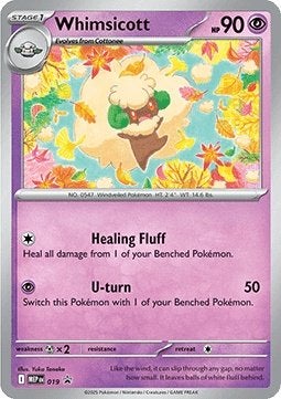 Whimsicott MEP 019 - Black Star Promo - NM, Ophalen of Verzenden, Zo goed als nieuw, Losse kaart