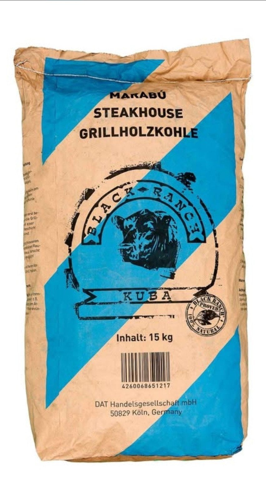 Makabu Steakhouse Grillhoutskool Kuba 15 kg, Ophalen of Verzenden, Nieuw, Makabu