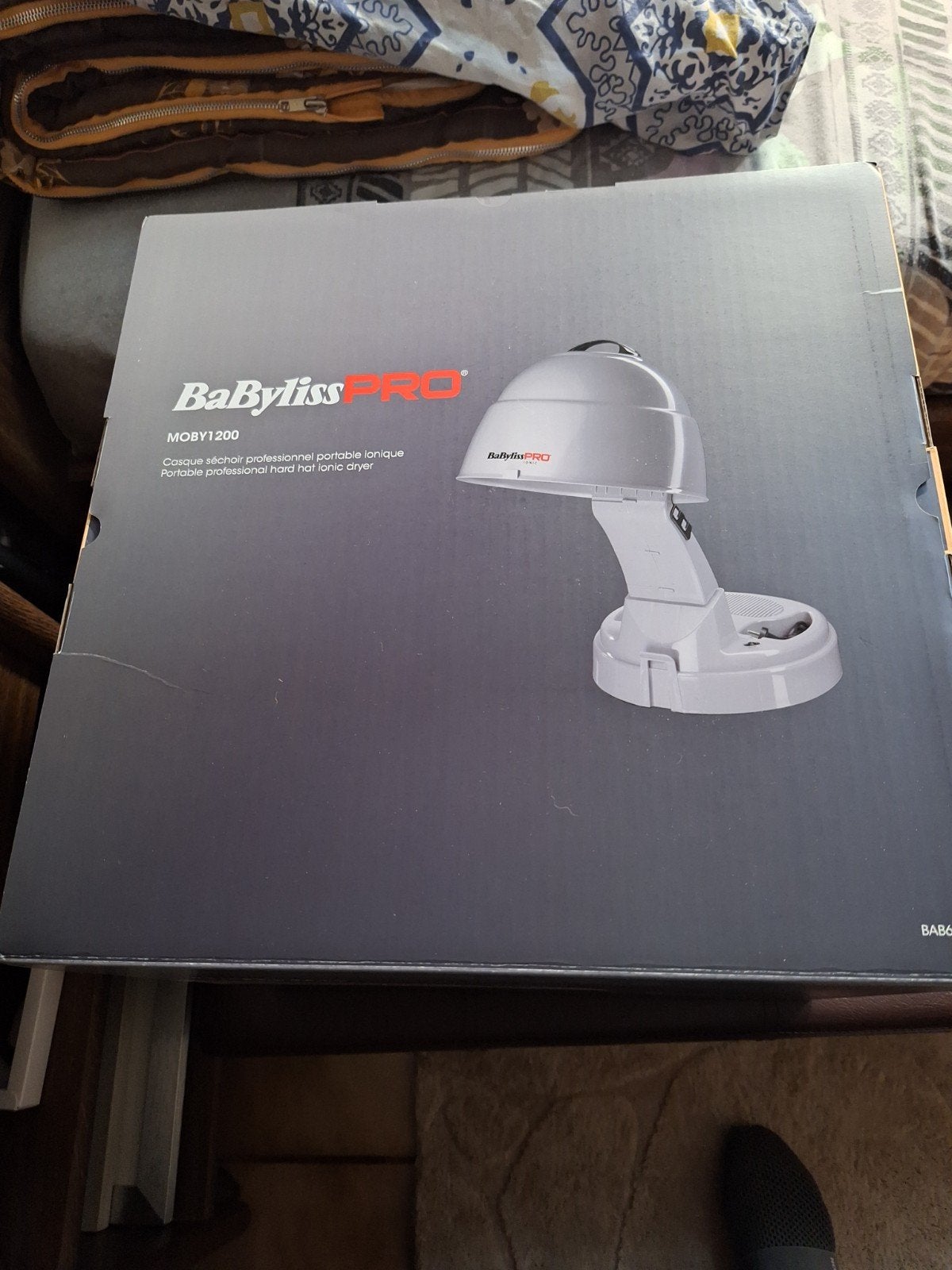 BaBylissPRO Moby 1200 Professionele Draagbare Haardroger, Ophalen of Verzenden, Zo goed als nieuw, Föhn of Haardroger