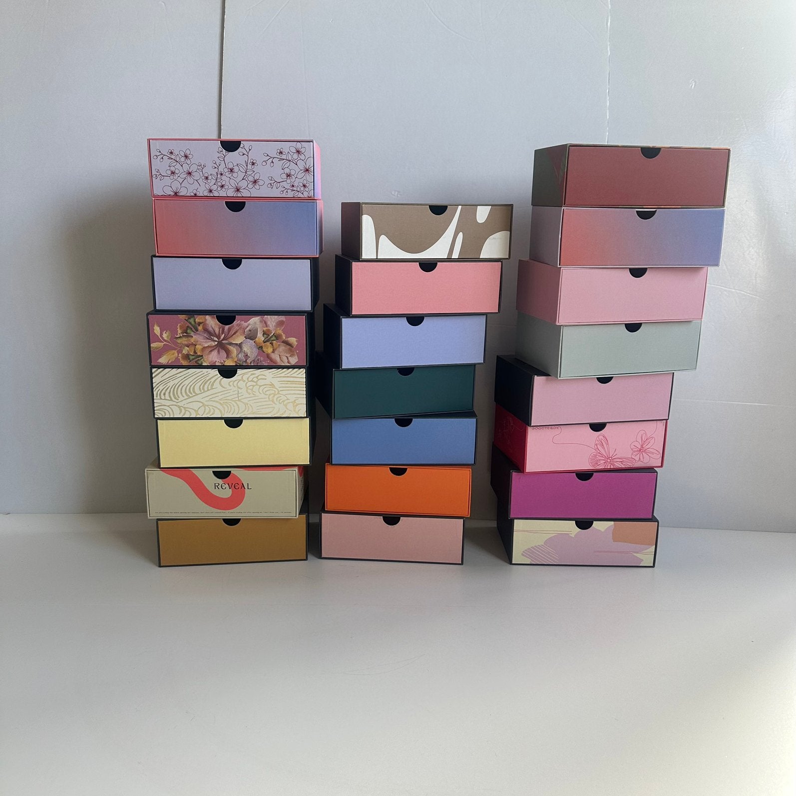 23 (lege) Goodie Box doosjes met lade, Ophalen, Overige materialen, Minder dan 50 cm, Tijdloos, praktisch, geschenk, cadeau, vrolijk