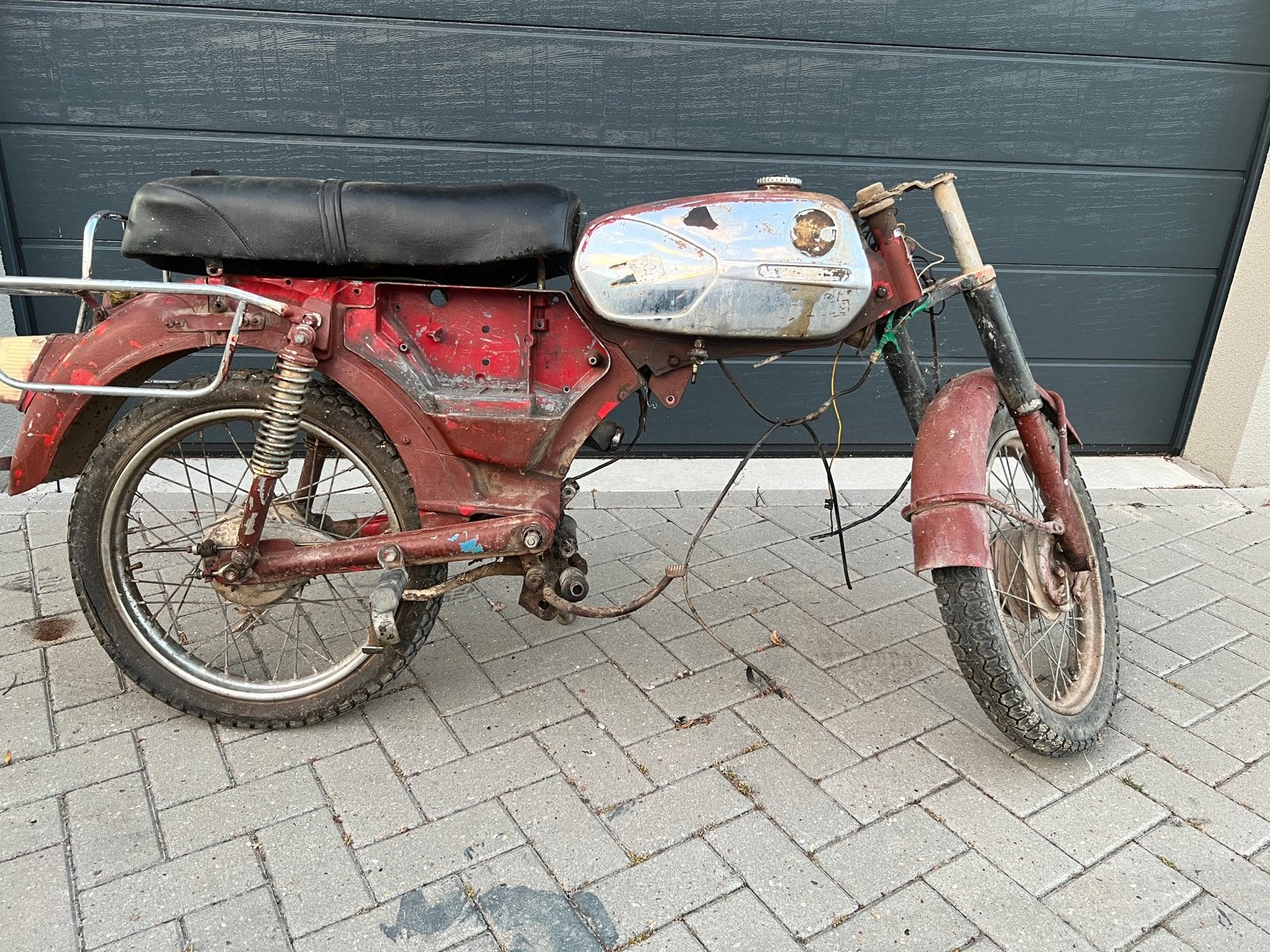 Zundapp 517 frame rijwielgedeelte ks-50, Ophalen, Maximaal 45 km/u, KS50, Zo goed als nieuw